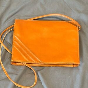 Sleek Orange Shoulder Bag
